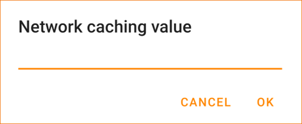 Network caching value