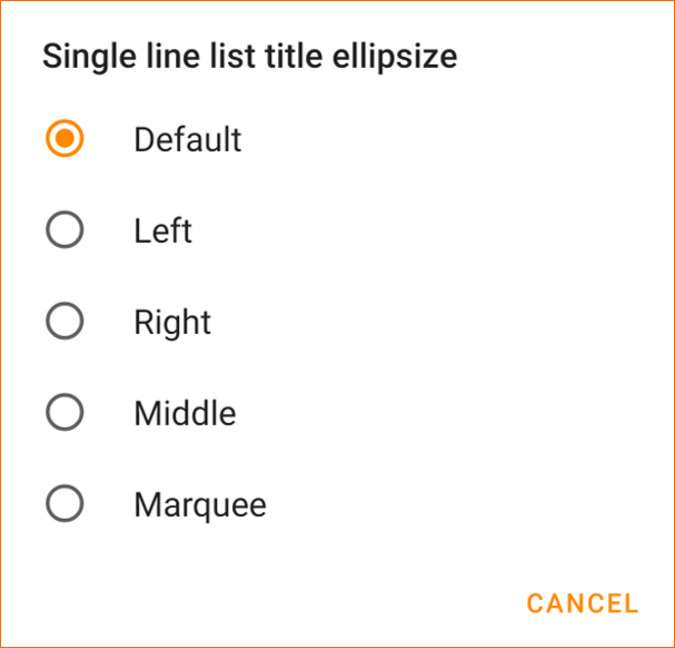 Title Ellipsize options